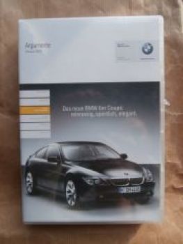 BMW Argumente 6er Coupé E63 DVD Box Oktober 2003 NEU
