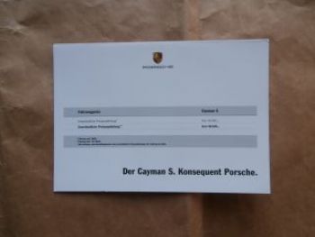 Porsche Cayman S Peisliste Rarität