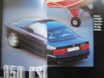 BMW Magazin 4/1992 850CSi E31, C1 Roller,540i V8 E34