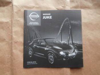 Nissan Juke Preisliste Januar 2014