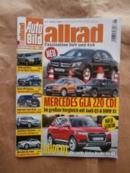 Auto Bild allrad 6/2014 BMW X3 20d F25, Volvo XC690,GLA220CDi