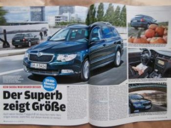 Auto Bild 13/2013 Dacia Dokker vs. VW Caddy,Superb Dauertest