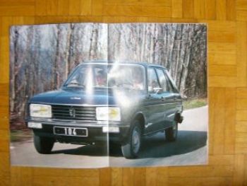 Peugeot 104 1979 Prospekt Rarität