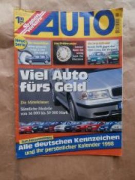 Auto Straßenverkehr 26/1997 Suszuki Swift vs. Opel Corsa B 1.0 1
