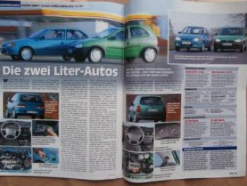 Auto Straßenverkehr 26/1997 Suszuki Swift vs. Opel Corsa B 1.0 1