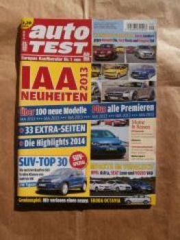 auto TEST 9/2013 Vergleich Sandero vs. Clio vs. Fiesta vs. 208