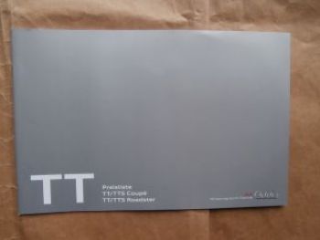 Audi TT +TTS Coupé Roadster Typ 8S Februar 2015 NEU