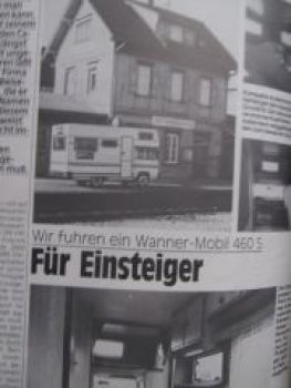 Motor Caravan journal 1/1984 Wanner Mobil 460S,Niesmann Clou 470