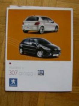 Peugeot 307 oxygo epok +Preisliste 7/2006 Rarität