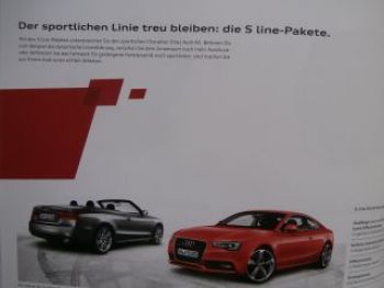Audi A5 Coupé Cabriolet +S5 Prospekt April 2014 +exclusive 4/201