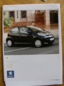 Peugeot 107 Prospekt +Street Racing 6/2007+Preise NEU