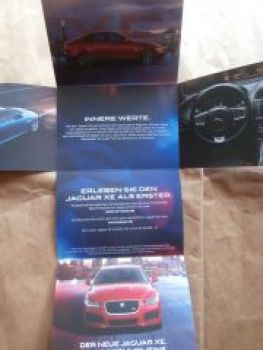 Jaguar XE Flyer Prospekt April 2015 NEU Rarität