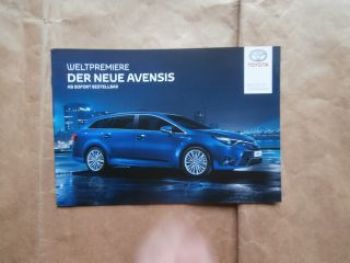 Toyota Avensis +Business Edition März 2015 NEU