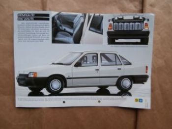 Opel Kadett E Prospekt September 1985