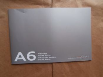 Audi A6 +Avant +S6 +allroad quattro April 2015