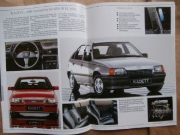 Opel Programm 1987 Omega A,Corsa A GT,TR,Kadett,Ascona