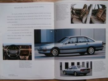 Opel Programm 1989 Vectra A,Corsa A,Kadett E,Omega A,Senator