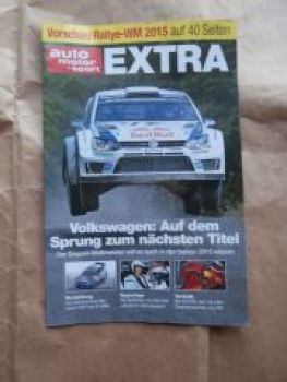 ams Extra 3/2015 Polo R WRC, Latvala, Skoda Fabia R5