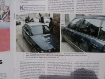 BMW Magazine 3/1996 750iL E32 E38 Protection Security Limousine