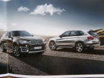 BMW X5 F15 eDrive Prospekt März 2015 NEU Rarität