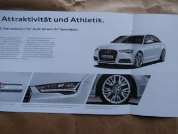 Audi A6 A7 Sportback S line Selection + Businesspaket 4/2015