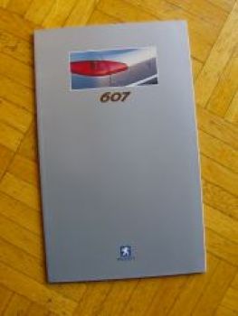 Peugeot 607 Prospekt 9/2000 +Preisliste NEU