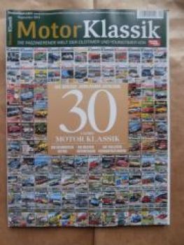 Motor Klassik 9/2014 30 Jahre Heft,BMW M1 E26,Bentley Blower