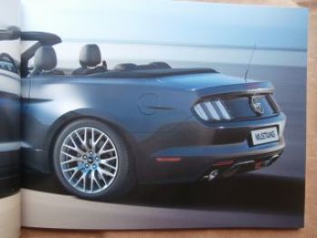 Ford Mustang Fastback +GT +Convertible April 2015 Prospekt