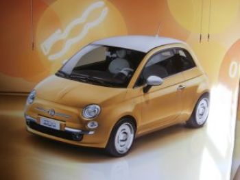 Fiat 500 Vintage "57 Sonderprospekt März 2015 NEU Rarität