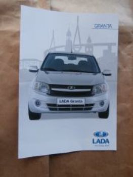 Lada Granta Prospekt Januar 2014 NEU