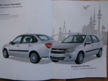 Lada Granta Prospekt Januar 2014 NEU