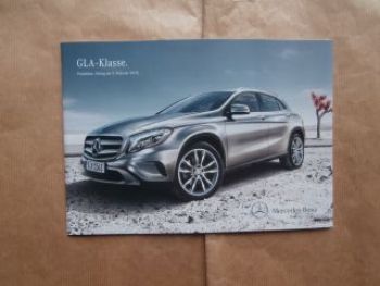 GLA 180CDI-220CDI 180 200 250 45AMG +Edition 1 2.Februar 2015