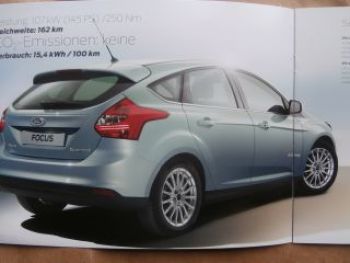 Ford Focus Electric Typ NA3 Prospekt Juli 2013 NEU