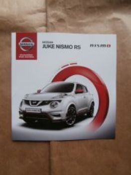 Nissan Juke Nismo RS Dänemark Prospekt Dezember 2014