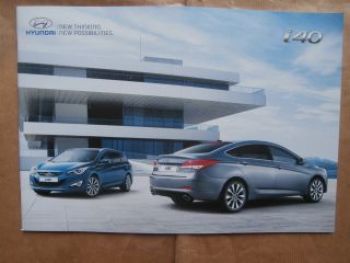 Hyundai i40 Dänemark Prospekt April 2013 NEU