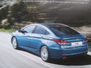Hyundai i40 Dänemark Prospekt April 2013 NEU