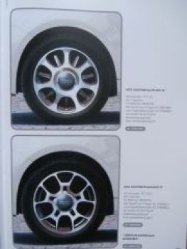 Fiat 500 +C Original Zubehör August 2014 NEU