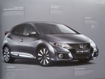 Honda Civic +Rally Red Paket Prospekt Februar 2015