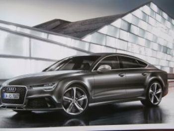 Audi RS 7 Buch April 2015 NEU