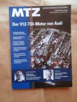 MTZ 10/2008 V12 TDI Motor von Audi, Bosch Common-Rail-System