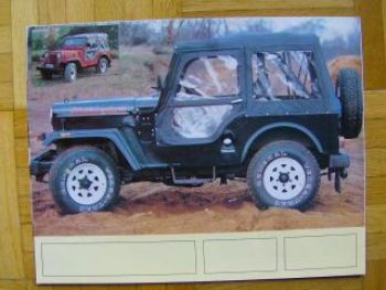 Mahindra CL Serie 4X4 Prospekt Deutsch NEU