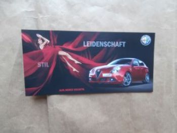 Alfa Romeo Giuliietta MiTo Leidenschaft ist unser Antrieb Flyer