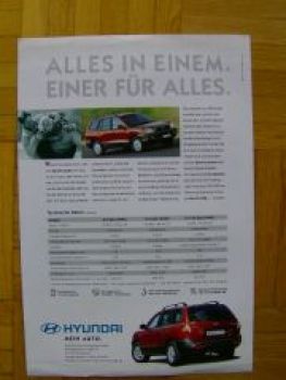 Hyundai Santa Fe Der Sportsroader Prospekt Rarität