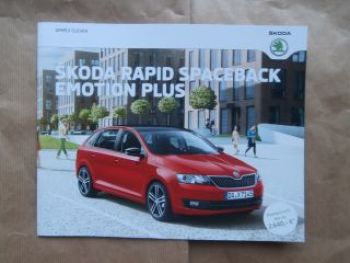 Skoda Rapid Spaceback Emotion Plus Prospekt Mai 2015 Typ NH