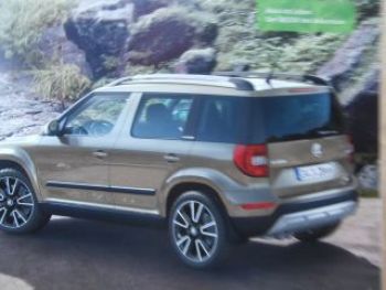 Skoda Yeti Adventure (Typ 5L) Prospekt Mai 2015 NEU