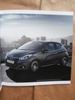 Peugeot 208 +GT Line Prospekt Juni 2015 NEU