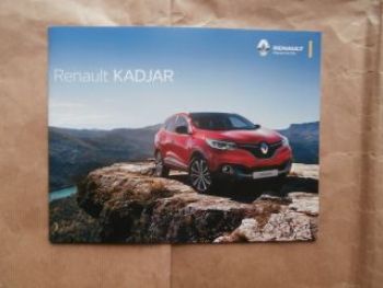 Renault Kadjar +X-Mod + Bose Edition Prospekt Mai 2015 NEU