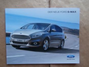 Ford S-Max neue Generation Prospekt Mai 2015 NEU