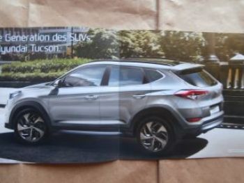 Hyundai Tucson neue Modell Prospekt Mai 2015 NEU