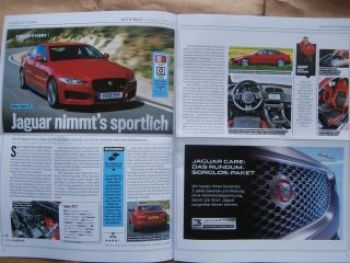 Jaguar XE News Presseberichte + Halsband +Testfahrtschild